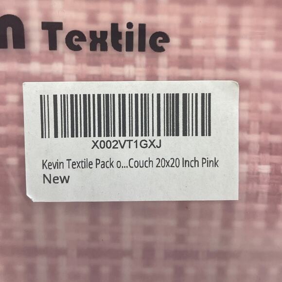 2 New Kevin Textile Decorative Outdoor Waterproof Pillow Covers Square 20x20 - Picture 4 of 4